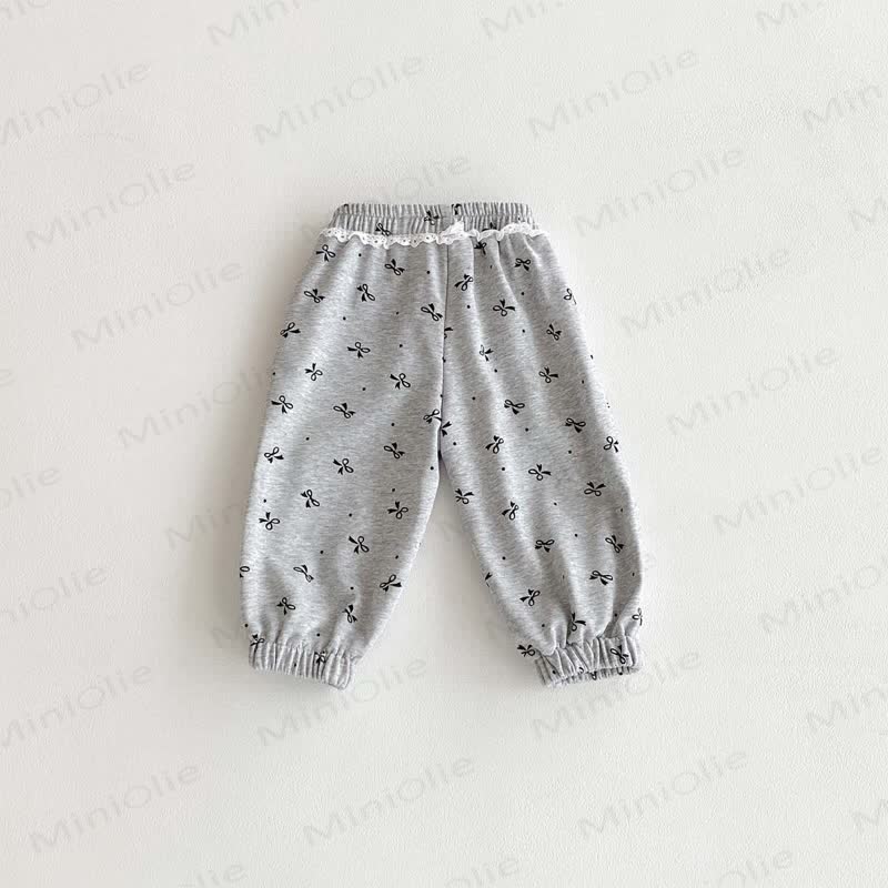 Baby Girl Bowknot Jogger Pants - image 21