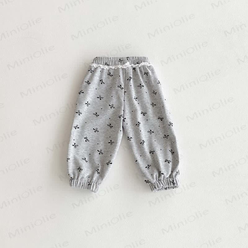 Baby Girl Bowknot Jogger Pants - image 21