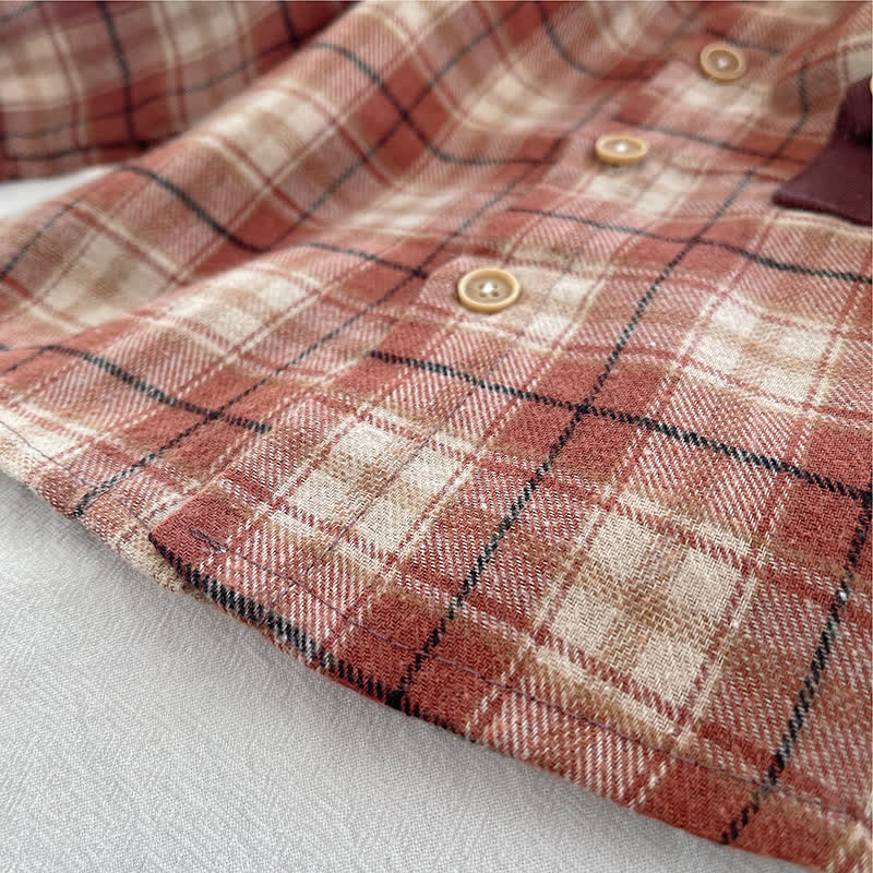 Baby Toddler Boy Plaid 2-piece Set - image 8