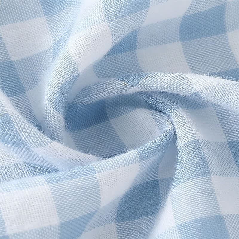 Baby Girls Peter Pan Collar Bunny Gingham Romper - image 6