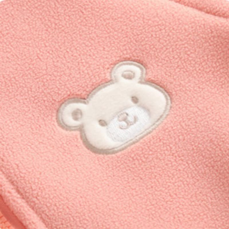 Toddler Baby Bear Patch Fleece Zip Up 2-piece Set - image 10