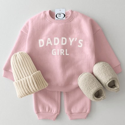DADDY'S GIRL Baby 2-Piece Simple Set - Pink - 2-3T - image 2