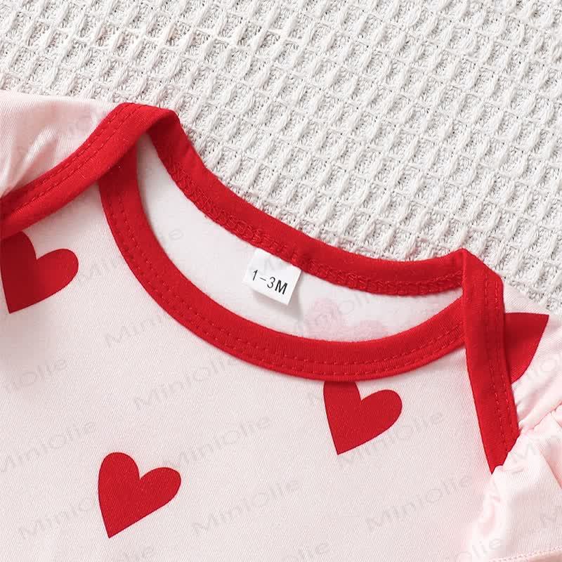 2-pack MOMMY'S LITTLE GIRL Baby Heart Romper - image 4