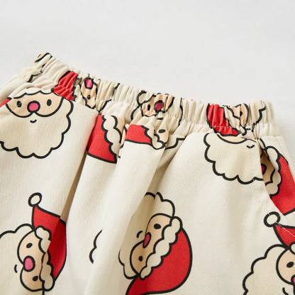 Baby Christmas Santa Apricot Pants - image 4