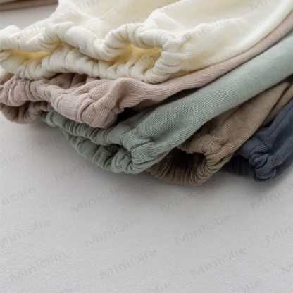 Toddler Soft Cotton Solid Color Pants - image 7