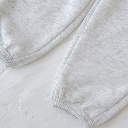 Baby Girl Solid Color 2-piece Sweatshirt Set - image 16