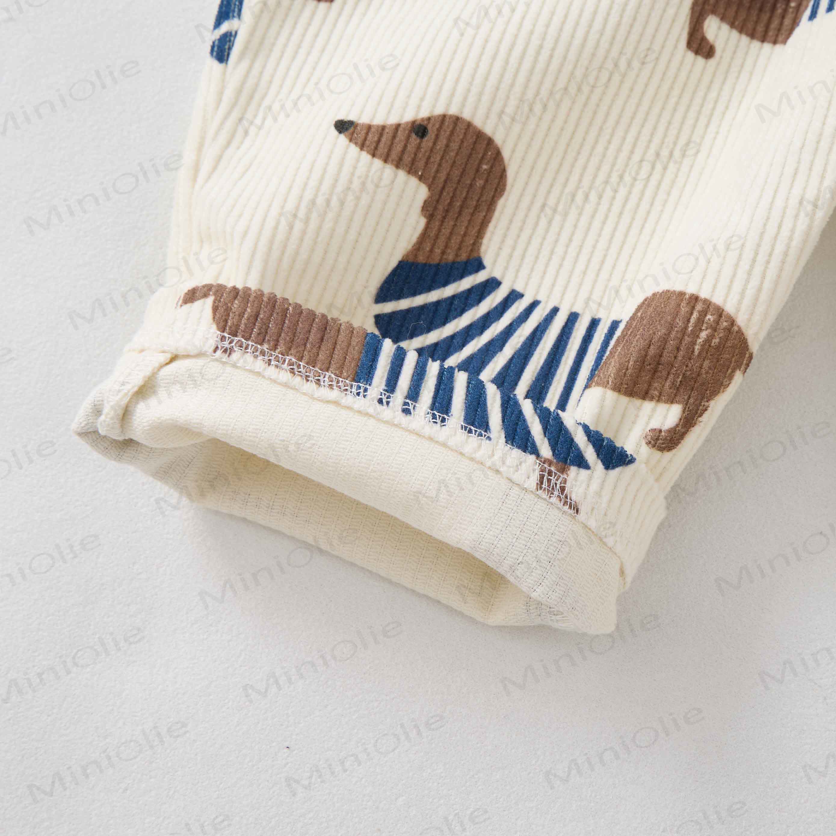 Baby Toddler Dachshund Corduroy Overalls  - image 5