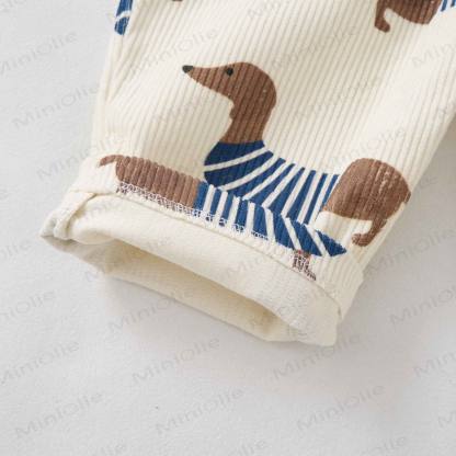 Baby Toddler Dachshund Corduroy Overalls  - image 5