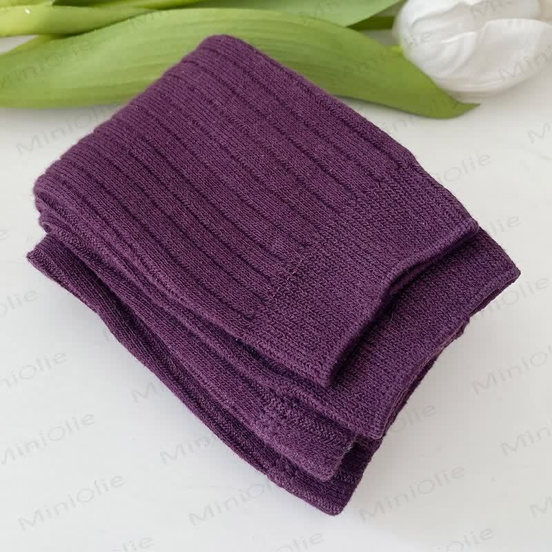  Toddler Girl Simple Solid Color Leggings - Purple - 8-12T - image 8