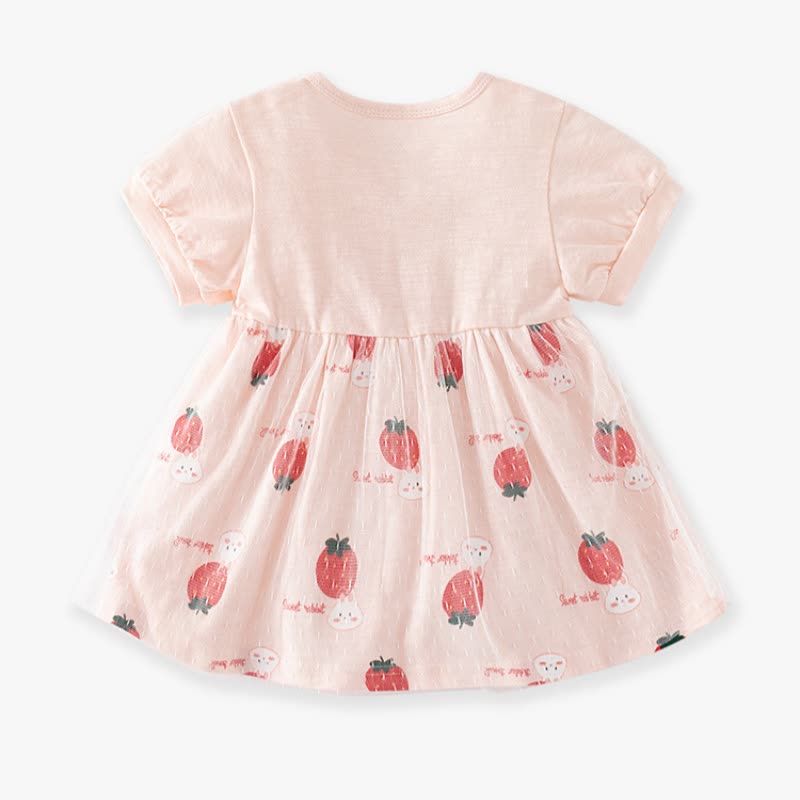 Baby Toddler Girls Bunny/Dot Print Summer Dress - image 5
