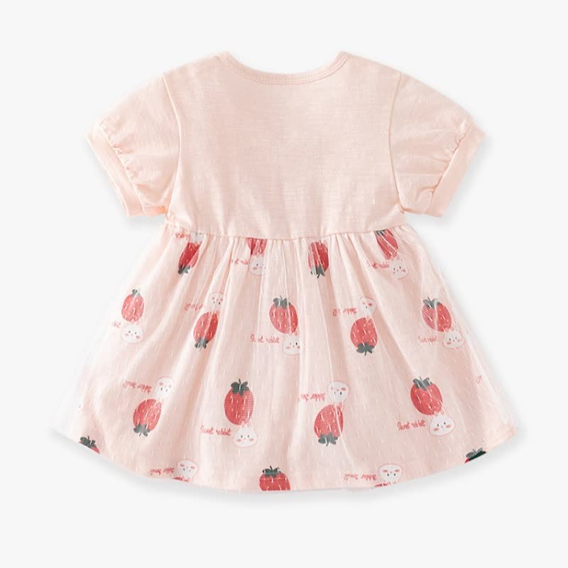 Baby Toddler Girls Bunny/Dot Print Summer Dress - image 5