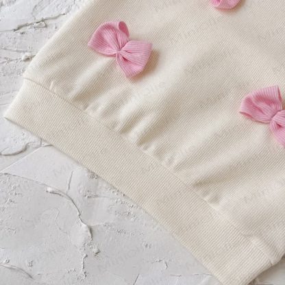 Baby 2-Piece Bow Sweatshirt and Pants Set - image 7