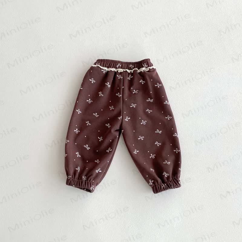 Baby Girl Bowknot Jogger Pants - image 17