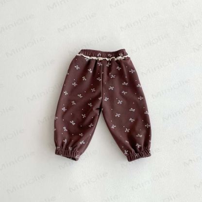 Baby Girl Bowknot Jogger Pants - image 17