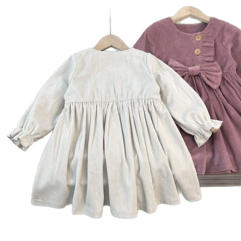 Toddler Corduroy Bow Dress - image 12