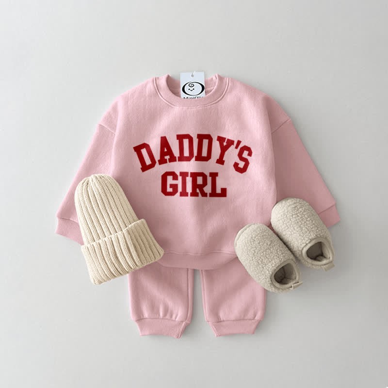 DADDY'S GIRL Baby 2-Piece Pink Set - image 1