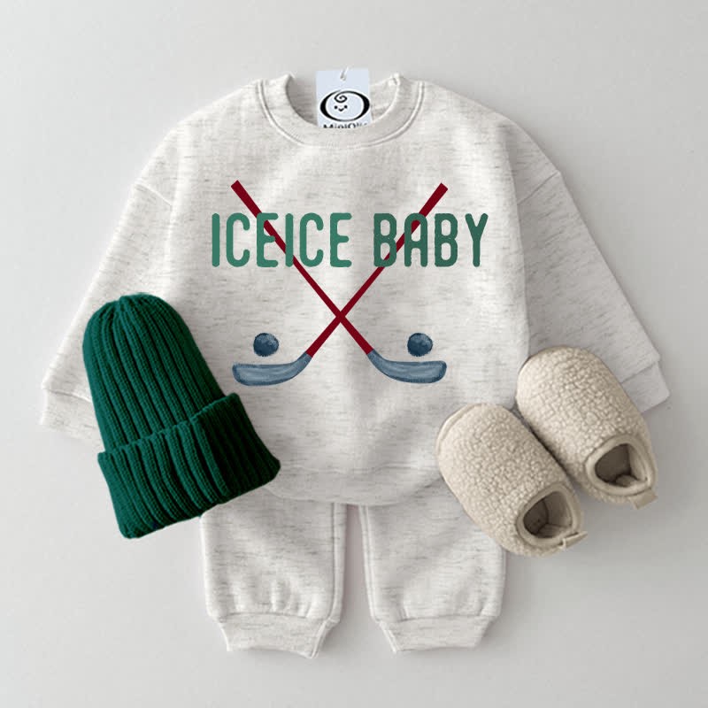 ICEICE BABY Baby 2-Piece Hockey Set - Light Grey - 2-3T - image 1