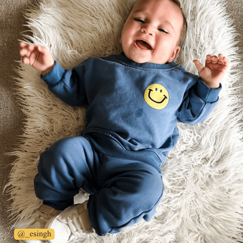 Baby Simple Smile Sweatsuit Set - image 7