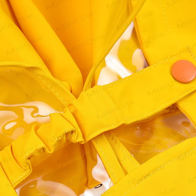 Toddler Dinosaur Hooded Cloak Raincoat - image 16 - image 17