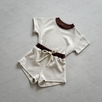 Baby 2-Piece Soft Sweatsuit Loose Set - White - 3-5T - image 15