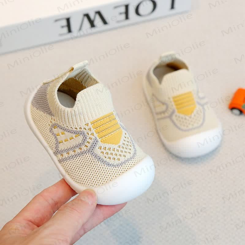 Baby Anti-slip Breathable Mesh Shoes - Khaki - 10.5C - image 2