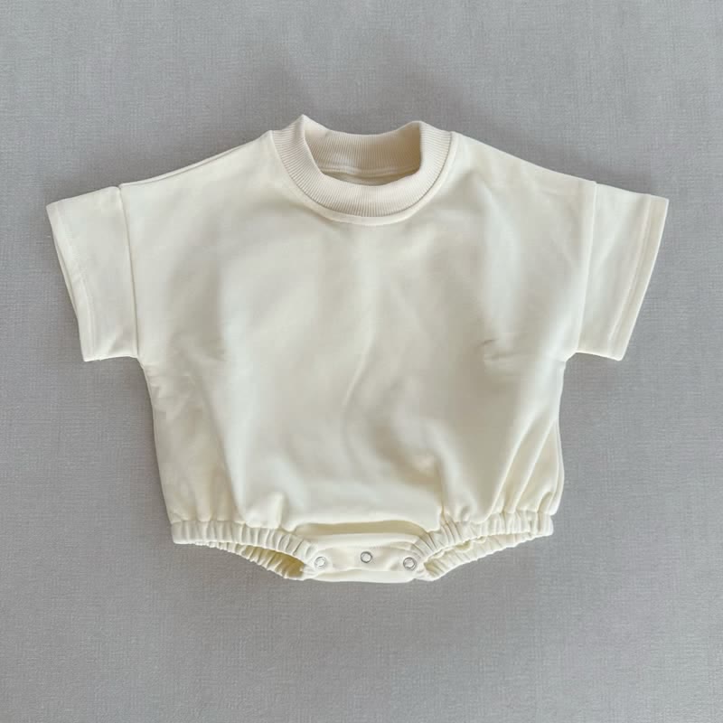 Baby Loose Solid Color Comfort Bodysuit - White - 18-24M - image 14
