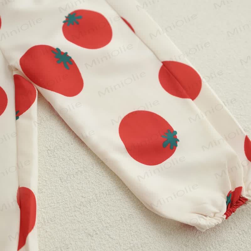 Toddler Tomato Dots Flower Plaid Pants - image 10