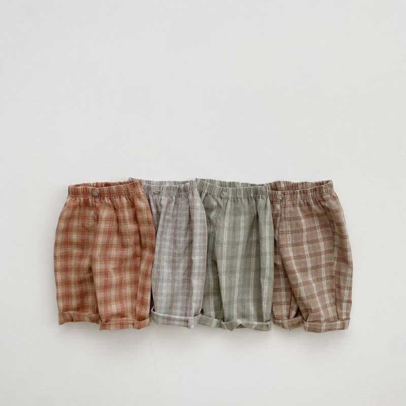 Baby British Style Plaid Pants - image 1