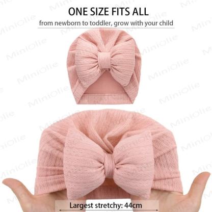 Baby Newborn Bow Protector Hat - image 2