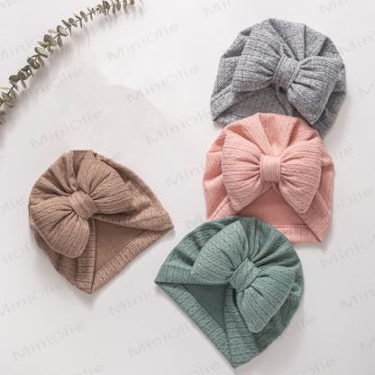 Baby Newborn Bow Protector Hat - image 1