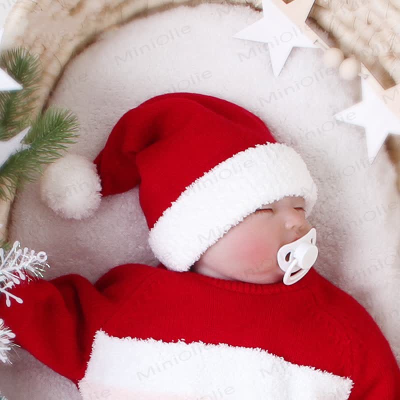 Baby Christmas Pompom Beanie - image 1