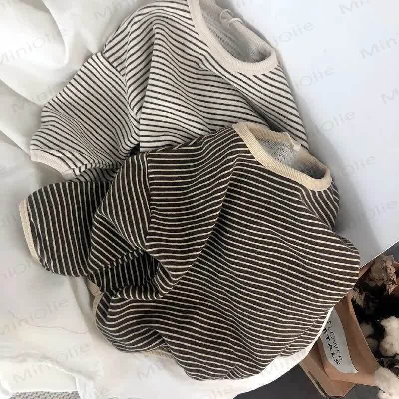 Kid Boy Striped Crew-neck Long Sleeve Top - image 2