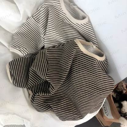 Kid Boy Striped Crew-neck Long Sleeve Top - image 2