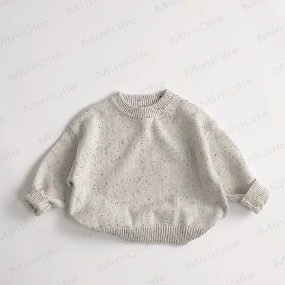 Toddler Motley Little Dot Loose Sweater - Beige - 8Y - image 9