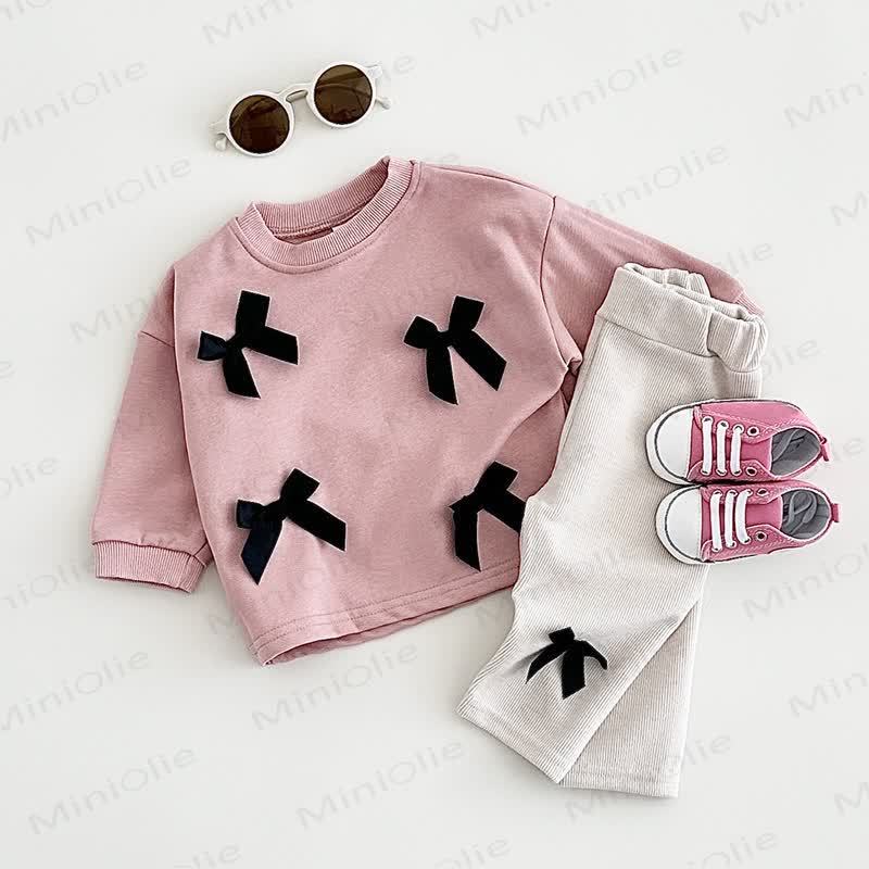 Baby 2-Piece Bow Lovely Casual Set - image 11