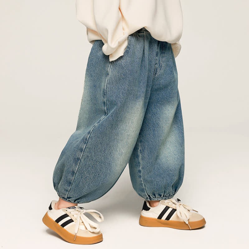 Toddler Simple Denim Jogger Pants - image 1