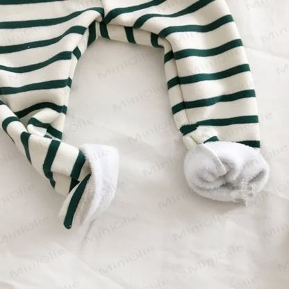 Baby Fleece Lined Striped Leggings - image 5