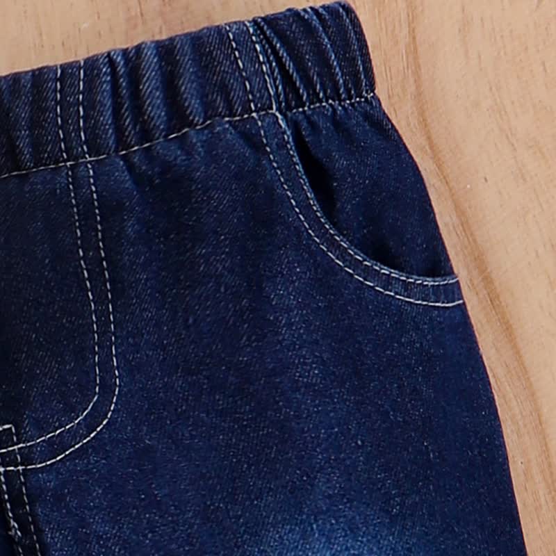 Baby 2-Piece Butterfly Bows Denim Set - image 6