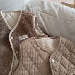 Baby Toddler Solid Color FleeceVest Jacket - image 7