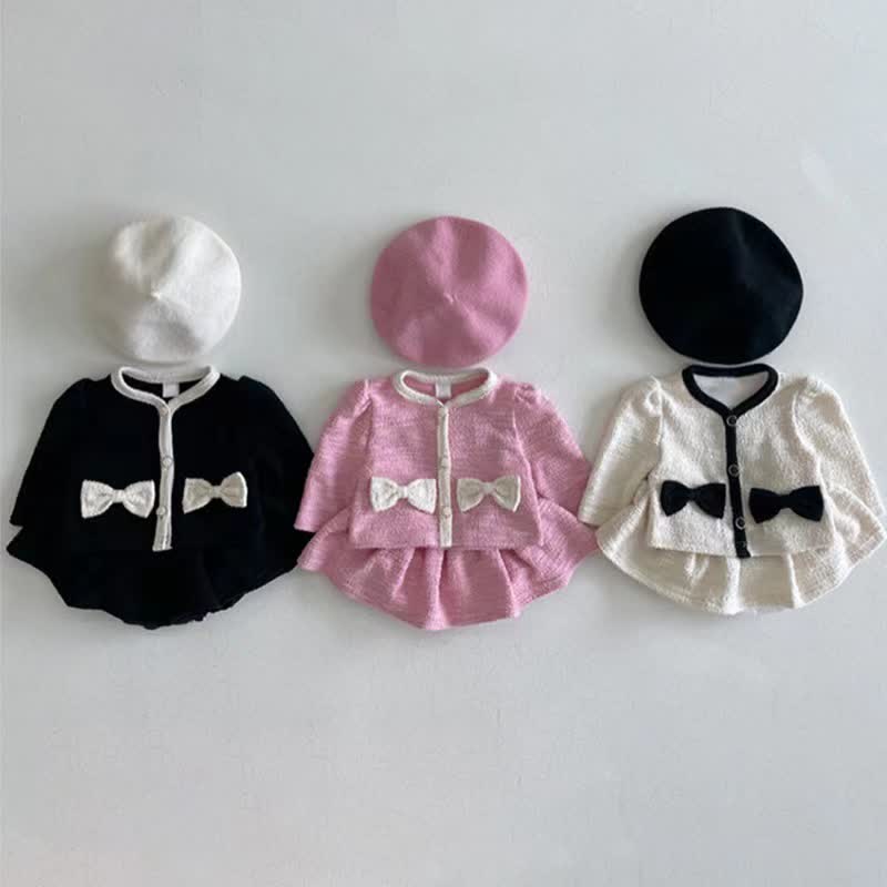 Baby 2-Piece Sweet Bow Fair Girl Set - image 1