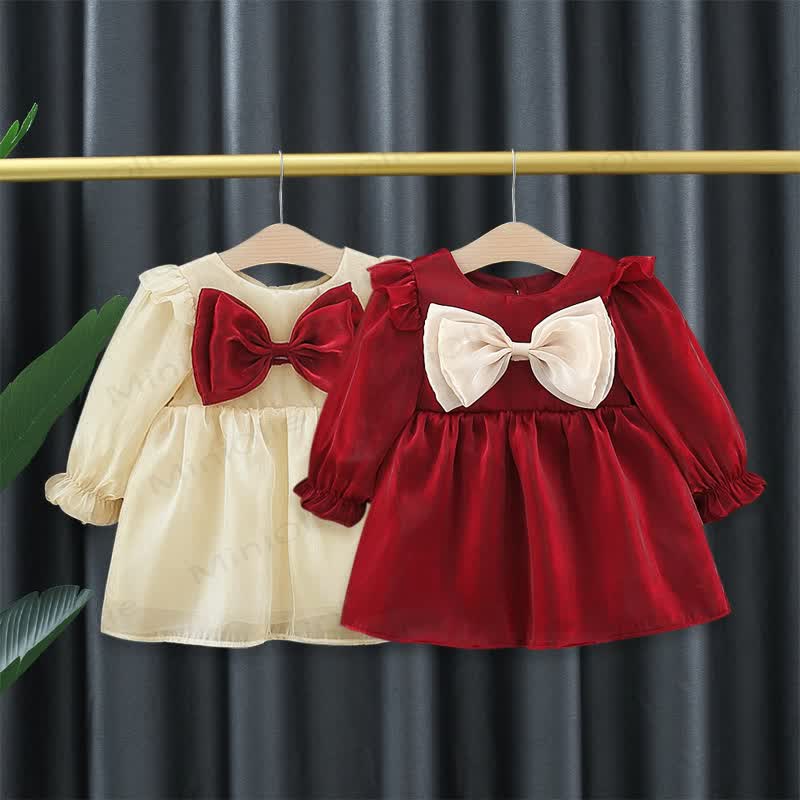 Baby Bowknot Sweet Princess Dress - image 1