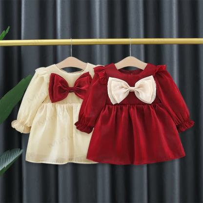 Baby Bowknot Sweet Princess Dress - image 1