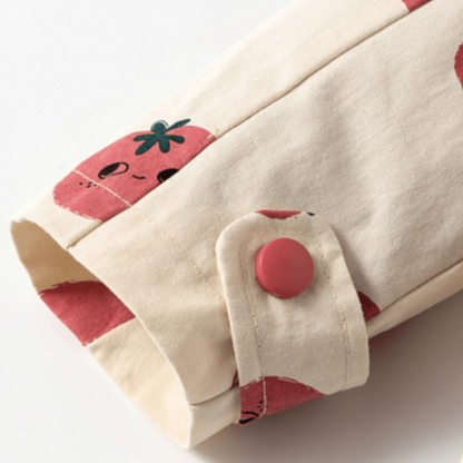 Kid Girl Tomato Hooded Trench Coat - image 13