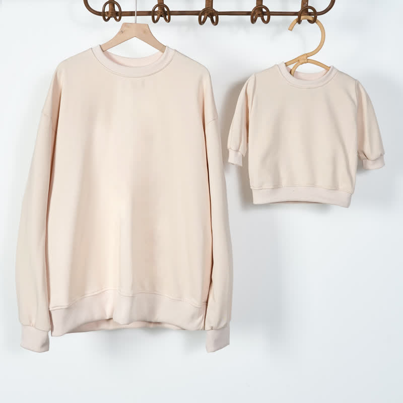 MAMA/MINI Mommy and Me Leopard Print Love Sweatshirt - image 3