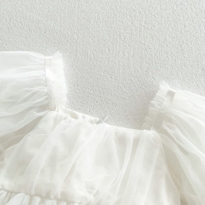 Baby Solid Color Tutu Skirted Bodysuit - image 13