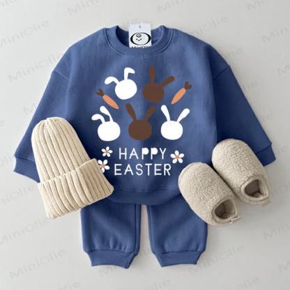 HAPPY EASTER Baby 2-Piece Bunny Blue Set - Blue - 2-3T - image 1