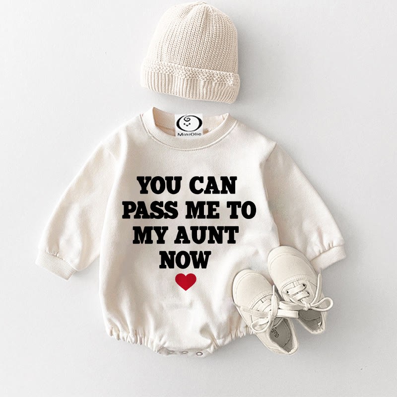 YOU CAN PASS ME TO MY AUNT NOW Baby Bodysuit - White - 18-24M - image 1