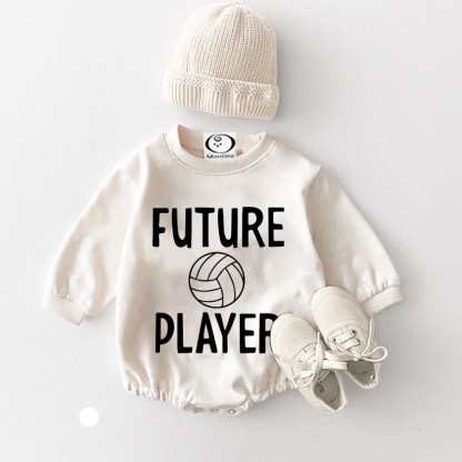 FUTURE VOLLEYBALL PLAYER Baby Bodysuit - White - 18-24M - image 1