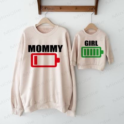 MOMMY/SON/GIRL Mommy and Me Battery Sweatshirt - image 3