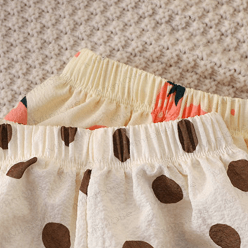 Toddler Strawberry Flower Dots Animal Pants - image 3
